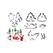 Westmark Santa Claus is coming Ausstech- formen 9-tlg. 3D Set