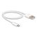 DeLOCK USB Daten- und Ladekabel für iPhone, iPad, iPod weiß 1 m