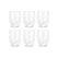Bodum Pavina Paris Doppelwandgläser 6er Set, Glas, transparent, 0.27 Liter