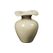 BC Florentina Vase M Beige, Glänzend glasiertes Steingut