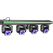 BeamZ ShowBar-GO-Vibe Effekt, 4x Heads, 4x40W, RGBW, LED 36x2W