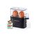 GOURMETmaxx Eierkocher Kompakt 2.0 250W Sw. Integrierter Ei-Pick, 250 Watt, Für 2 Eier,