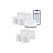 Homematic IP Funk Starter Set Rollladen Kit 4x Jalouschalter, Access Point 2, 4x Aktor