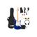 MAX GigKit Junior 1/4 BL E-Gitarrenset, Junior, 1/4, blau