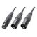 PD-Connex PD Connex CX140 2x XLRmale - XLRf, Splitt-Kabel, 0.5m