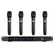 Power Dynamics PD524 Funkstrecke, 4x Mikrofone, 100CH, Rack