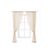 URBANARA Vorhang 2er-Set Musselin Trofa Natur 135x245cm