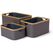 Lumaland Bambus Aufbewahrungsbox Set 4 Stk. 30x30x10cm/29,9x14,8x10cm/14,8x14,8x10cm
