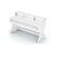 Glorious PC Gaming Race GLORIOUS Sound Desk Pro Weiss - Box 1/2 Bundle mit 1778395