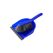 Edi Baur Kehrgarnitur Profi blau Schaufel 22 x 19 cm (B x T), PP & Rosshaarm
