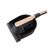 Edi Baur Kehrichtschaufel Holz 32cm, Buchenholz FSC, Rosshaar,PP,Gummi