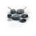 Joseph Joseph Space Kochset 6tlg. Edelstahl, Durchmesser 24/28cm