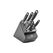 Zwilling 7tlg. All Star . Messerblock Selbstschärf,silber,Holz  16.2x19.5x37.9cm