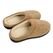 VITALmaxx Komfort-Slipper 43/44 hellbraun/schwarz