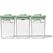 OXO GG 3er Set Pop Aufbewahrungsboxen mit Löffel 30ml grün