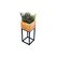 Innovesta Blumenkasten mit Untergestell 20x20xH50 cm
