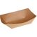 belesse Schale Boot Kraft/PE 400ml 250 Stk, braun, 107x69x41mm
