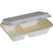 belesse nature  Menübox Zuckerrohr  weiss 50 Stk,2-teilig, 251x166x63mm