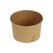 belesse nature Eisbecher Kraft/PLA 180ml 50 Stk, Ø85x54mm, braun