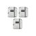 Homematic IP 3x Homematic IP Schaltaktor (6 A) Kit Unterputz HmIP-FS6