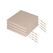 relaxdays Stuhlkissen flach 4er Set, 3 x 40 x 40 cm, Beige