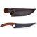 Nouvel BBQ-Messer L mit Holzgriff inkl. Leder-Etui, 36cm