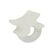 Gardinia Home Decor Gardinia Querbügel-Gleiter, 6 mm Weiss, 50 Stück, Kunststoff