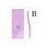 Ailoria Gesichtsrasierer Glow Touch Violet Dream mit Etui, 2 Ersatzklingen