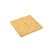 Kesper Pizzaschneidebrett Bambus, 33 x 33 x 1,6 cm
