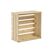 Holz Zollhaus B 1/2 CH-Holzharasse, Natur 35 x 35 x 16 cm, Fichte/Tanne/Buche