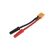 Muldentalelektronik Adapterkabel XT60-Buchse auf 4mm-Buchse 7cm, 2.5 mm²