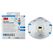 3M Cool Flow Partikelmaske 8822 mit Ventil, 5er-Packung