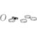BC Ring Serviettenring Silver Finish, Eisen 6stk. Pro Set