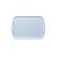 Kesper Serviertablett mit Griff rutschfest PP, 41,5 x 28,5 x 4,5 cm, Hellblau