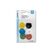 Rieffel Schlüsselkappen 25 nn 6 Kappen Schwarz, Blau, Gelb, Weiss, Grün, Rot