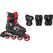 Rollerblade MICROBLADE COMBO SCHWARZ/ROT, Grösse 28-32