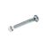 FTM Krafter Gewindeschrauben Liko mit Muttern M 4x 20 mm DIN 7985 Stahl blau vz 12 ST