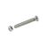 FTM Krafter Gewindeschrauben Seko mit Muttern M 3x 20 mm DIN 965 Stahl blau vz 14 ST
