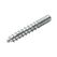 FTM Krafter Stockschrauben M 4x 25 mm Stahl blau vz 4 ST
