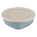 Koziol Vorratsdose Connect 1.3l 21.3x20.7x7.1cm, blau, bio-circular