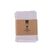 Arti Casa Stoffserviette 4er Set, 35x35 cm Orange gestreift mit Lurex