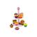 VIGA Cupcakes mit Kuchenregal