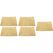 Edi Baur Mikrofaser Waffeltuch 5er Pack gelb, 40x40cm