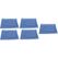 Edi Baur Mikrofaser Fenstertuch Crystal 5er Pack, blau, 40x40cm