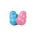 Kong Puppy, Ø 4.5 cm 7 cm, assortiert blau od. rosa