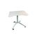 Actiforce Stehtisch BringAlong weiss 80x60cm mit Gasfeder und Rollen