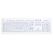 Active Key desinfizierbare Tastatur, weiss USB 2.4Ghz, mit Wechselmembrane