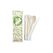 Pochetta Besteckset Weiss, 200 Stk. Papierbesteck, 2-lalgiger Serviette 33x33cm