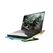 Trust GXT 1126 Aura Llaptop-Kühlpad 43,2 cm (17") 700 RPM Schwarz