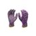 FTM Gartenhandschuhe Grösse 8/M, lila, Blumenmuster